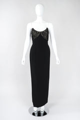 Strapless U-Neck Gown