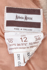 Recess Los Angeles Vintage Neiman Marcus Ruched Liquid Gold Lamé Gown