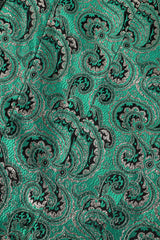 Recess Los Angeles Vintage Neiman Marcus Emerald Jeweled Brocade Peplum Jacket