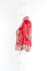 Embellished silk dragon jacket on mannequin @recessla