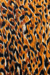 Vintage Norma Kamali Slinky Animal Print Fabric