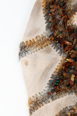 Vintage Norma Persian Lamb Fur Reversible Patchwork Jacket stain