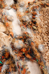 Vintage Norma Persian Lamb Fur Reversible Patchwork Jacket Fabric Texture at Recess