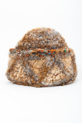 Vintage Norma Persian Lamb Fur Reversible Patchwork Hat