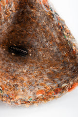 Vintage Norma Persian Lamb Fur Reversible Patchwork Hat inside