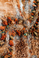 Vintage Norma Persian Lamb Fur Reversible Patchwork Jacket Fabric Texture at Recess