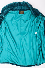 Recess Los Angeles Vintage OMO Norma Kamali Velvet Sleeping Bag Robe Wrap Top