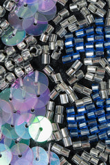 Vintage Oleg Cassini Sequin Close Up