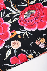 Recess Los Angeles Vintage OMO Norma Kamali Floral Embroidered Piano Skirt