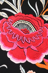 Recess Los Angeles Vintage OMO Norma Kamali Floral Embroidered Piano Skirt