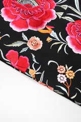 Recess Los Angeles Vintage OMO Norma Kamali Floral Embroidered Piano Skirt