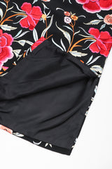 Recess Los Angeles Vintage OMO Norma Kamali Floral Embroidered Piano Skirt