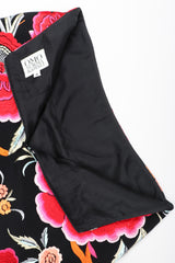 Recess Los Angeles Vintage OMO Norma Kamali Floral Embroidered Piano Skirt