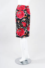 Recess Los Angeles Vintage OMO Norma Kamali Floral Embroidered Piano Skirt