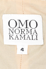 Recess Los Angeles Vintage OMO Norma Kamali Colorblock Patchwork Suede Shift Dress