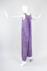Recess Los Angeles Vintage Orients Exclusive Indian Batik Tie-Strap Onesie Jumpsuit Jumper Playsuit