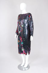 Recess Los Angeles Vintage Orlet's Shooting Stars Iridescent Sequin Shift Dress