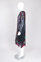 Recess Los Angeles Vintage Orlet's Shooting Stars Iridescent Sequin Shift Dress