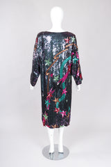 Recess Los Angeles Vintage Orlet's Shooting Stars Iridescent Sequin Shift Dress