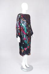 Recess Los Angeles Vintage Orlet's Shooting Stars Iridescent Sequin Shift Dress