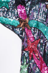 Recess Los Angeles Vintage Orlet's Shooting Stars Iridescent Sequin Shift Dress