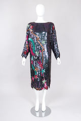 Recess Los Angeles Vintage Orlet's Shooting Stars Iridescent Sequin Shift Dress