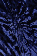 Recess Los Angeles Vintage Oscar de la Renta Blue Velvet Cheetah Dress