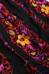 Recess Los Angeles Vintage Oscar de la Renta Miss O Silk Ruffle Hem Skirt