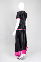 Recess Los Angeles Vintage Oscar de la Renta Silk Palazzo Pant & Top Set