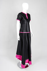 Recess Los Angeles Vintage Oscar de la Renta Silk Palazzo Pant & Top Set