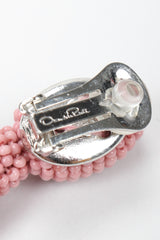 Recess Los Angeles Vintage Oscar de la Renta Beaded Squid Tassel Earrings