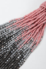 Recess Los Angeles Vintage Oscar de la Renta Beaded Squid Tassel Earrings