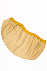 Vintage Oscar de la Renta Sheer Metallic Tunic & Wrap Skirt Set flat at Recess