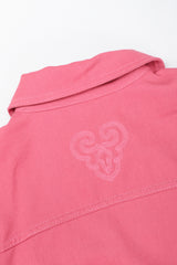 Recess Designer Consignment Vintage O for Ozbek Shrunken Bull Taurus Denim Jacket Los Angeles Resale