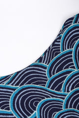 Recess Los Angeles Vintage Palata Pepoli Japanese Woodblock Print Silk Jersey Dress