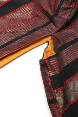 Recess Los Angeles Vintage Paris 27 Metallic Kimono Jacket & Pant Lounge Set