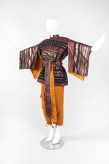 Recess Los Angeles Vintage Paris 27 Metallic Kimono Jacket & Pant Lounge Set