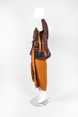 Recess Los Angeles Vintage Paris 27 Metallic Kimono Jacket & Pant Lounge Set