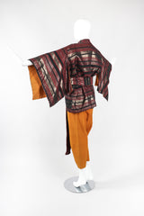 Recess Los Angeles Vintage Paris 27 Metallic Kimono Jacket & Pant Lounge Set