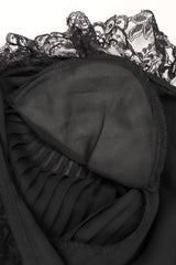 Recess Los Angeles Vintage Michael Maiello Pat Richards Pleated Chiffon Negligée Jumpsuit