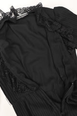 Recess Los Angeles Vintage Michael Maiello Pat Richards Pleated Chiffon Negligée Jumpsuit