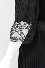 Recess Los Angeles Vintage Michael Maiello Pat Richards Pleated Chiffon Negligée Jumpsuit