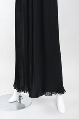 Recess Los Angeles Vintage Michael Maiello Pat Richards Pleated Chiffon Negligée Jumpsuit