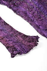 Recess Designer Consignment Vintage Charles Patricia Lester Pleated Silk Ripple Dress Los Angeles Resale Mariano Fortuny