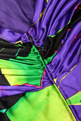 Recess Los Angeles Vintage Paul Louis Orrier Hot Tropical Print Tulip Dress