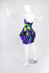 Recess Los Angeles Vintage Paul Louis Orrier Hot Tropical Print Tulip Dress