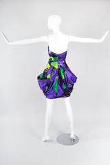 Recess Los Angeles Vintage Paul Louis Orrier Hot Tropical Print Tulip Dress