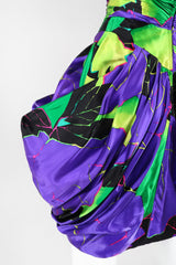 Recess Los Angeles Vintage Paul Louis Orrier Hot Tropical Print Tulip Dress