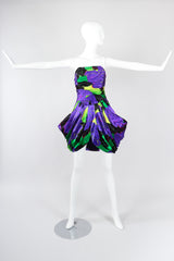 Recess Los Angeles Vintage Paul Louis Orrier Hot Tropical Print Tulip Dress
