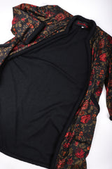 Recess Los Angeles Vintage Pauline Trigere Rose Garden Duster Coat Robe